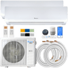 Klimaire DIY 36,000 BTU 2-Zone Regular Heat Wall Mounted Mini Split Heat Pump | 22.5 SEER2 | 18k + 18k | R454B | KMIP