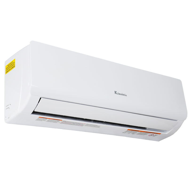 Klimaire 18,000 Btu 17 SEER2 Wall Mounted Single Zone Ductless Mini-Split Heat Pump Air conditioner with 16 Ft. Kit | 230V | R32