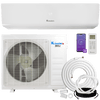 Klimaire 24,000 Btu 17 SEER2 Wall Mounted Single Zone Ductless Mini-Split Heat Pump Air conditioner with 16 Ft. Kit | 230V | R32