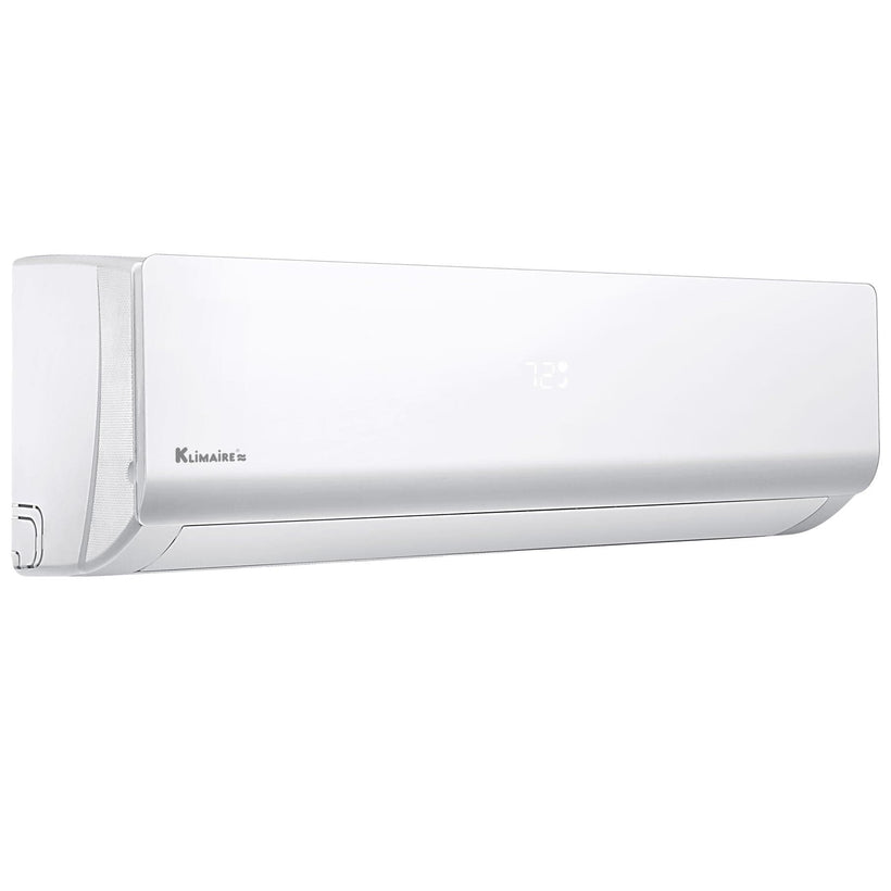 Klimaire 12,000 Btu 17 SEER2 Wall Mounted Single Zone Ductless Mini-Split Heat Pump Air conditioner with 16 Ft. Kit | 230V | R32