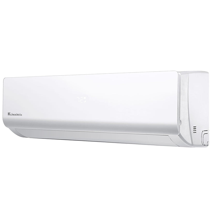 Klimaire 12,000 Btu 17 SEER2 Wall Mounted Single Zone Ductless Mini-Split Heat Pump Air conditioner with 16 Ft. Kit | 230V | R32