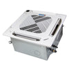 Klimaire 27,000 BTU 3-Zone Regular Heat Ceiling Cassette Mini Split Heat Pump | 23 SEER2 | 12k + 12k + 12k | R454B | KMIR