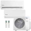 Klimaire 18,000 BTU 2-Zone Hyper Heat Wall Mounted Mini Split Heat Pump | 23 SEER2 | 6k + 9k | R454B