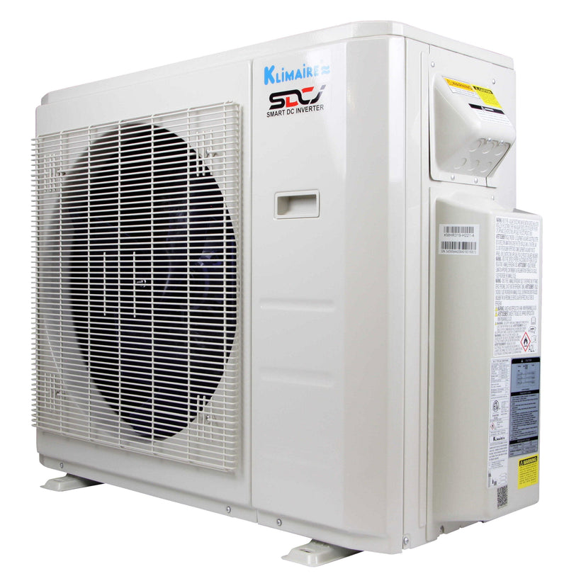 Klimaire 19,000 BTU 3-Zone Hyper Heat Wall Mounted Mini Split Heat Pump | 21 SEER2 | 9k + 9k + 12k | R454B | KMHR