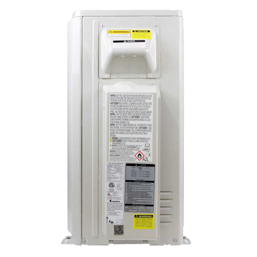 Klimaire 19,000 BTU 3-Zone Hyper Heat Wall Mounted Mini Split Heat Pump | 21 SEER2 | 9k + 9k + 12k | R454B | KMHR