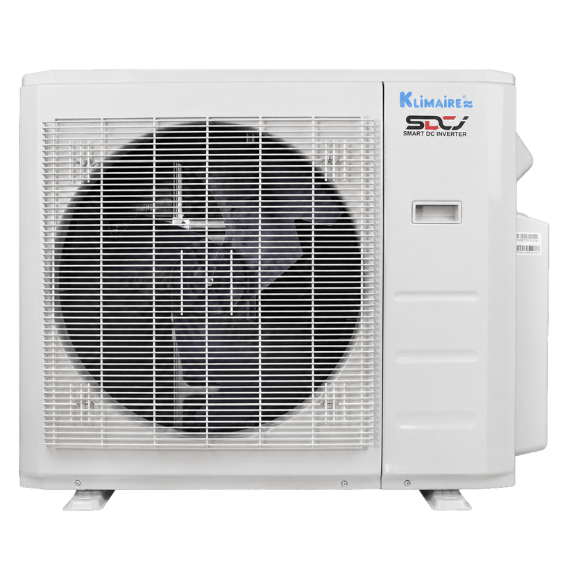 Klimaire 26,000 BTU 2-Zone Hyper Heat Wall Mounted Mini Split Heat Pump | 23 SEER2 | 9k + 18k | R45B