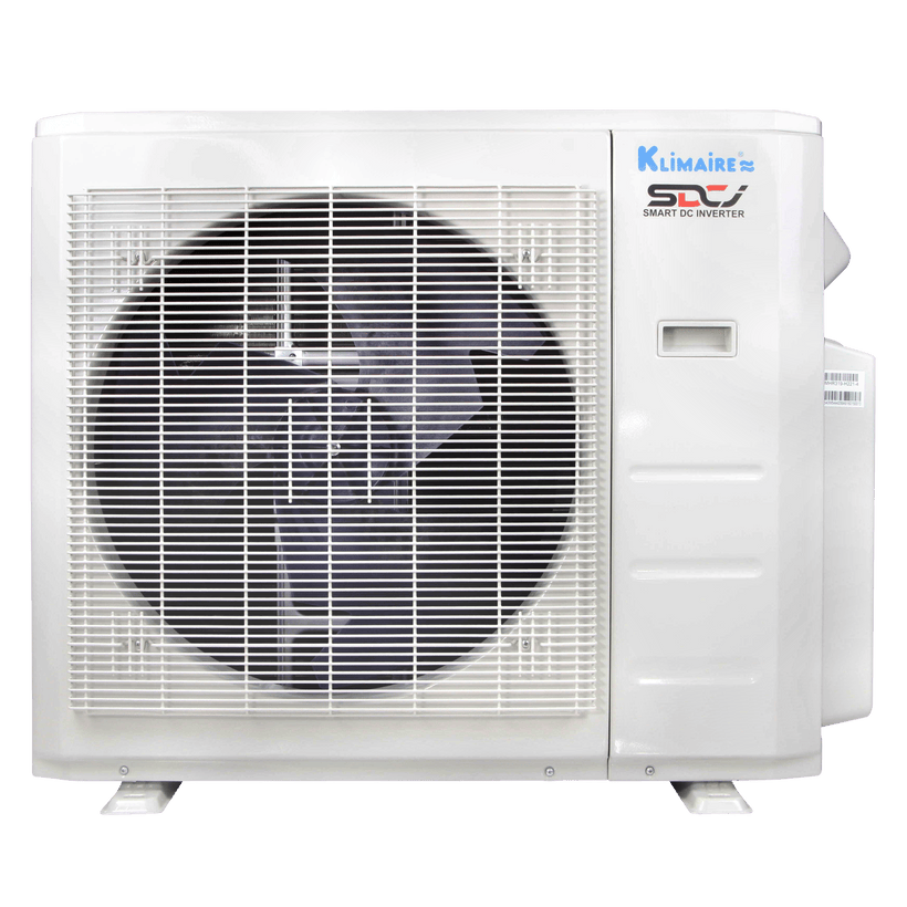 Klimaire 19,000 BTU 3-Zone Hyper Heat Wall Mounted Mini Split Heat Pump | 21 SEER2 | 9k + 9k + 12k | R454B | KMHR