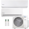 Klimaire 26,000 BTU 2-Zone Hyper Heat Wall Mounted Mini Split Heat Pump | 23 SEER2 | 12k + 18k | R454B 1