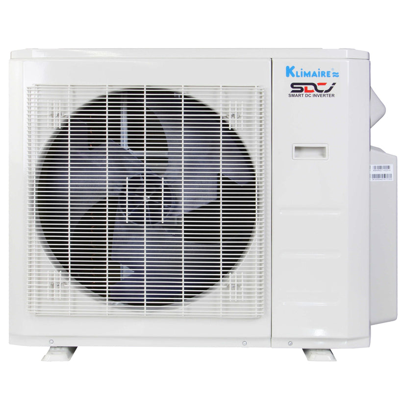Klimaire 27,000 BTU 4-Zone Hyper Heat Wall Mounted Mini Split Heat Pump | 21 SEER2 | 9k + 9k + 9k + 12k  | R454B | KMHR