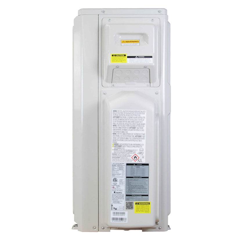 Klimaire 36,000 BTU 5-Zone Hyper Heat Wall Mounted Mini Split Heat Pump | 21.3 SEER2 | 6k + 6k + 6k + 6k  +9k  | R454B | KMHR