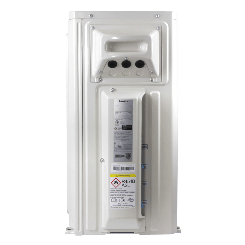 Klimaire DIY 18,000 BTU 2-Zone Regular Heat Wall Mounted Mini Split Heat Pump | 24 SEER2 | 9k + 9k | R454B | KMIP