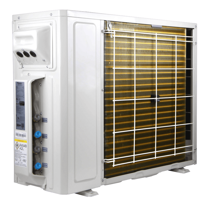 Klimaire DIY 18,000 BTU 2-Zone Regular Heat Wall Mounted Mini Split Heat Pump | 24 SEER2 | 9k + 9k | R454B | KMIP