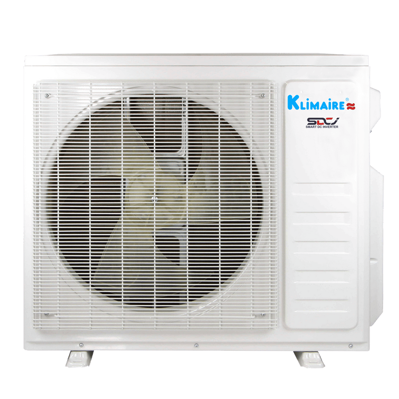 Klimaire DIY 27,000 BTU 3-Zone Regular Heat Wall Mounted Mini Split Heat Pump | 24 SEER2 | 9k + 9k +18k | R454B | KMIP