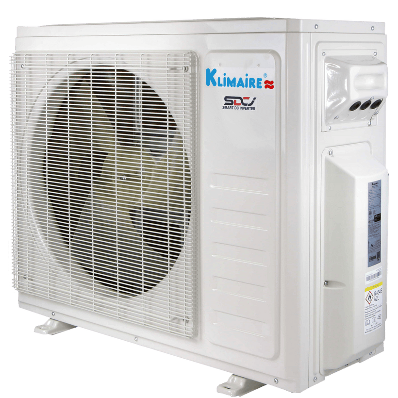 Klimaire DIY 27,000 BTU 3-Zone Regular Heat Wall Mounted Mini Split Heat Pump | 24 SEER2 | 12k + 12k + 12k | R454B | KMIP