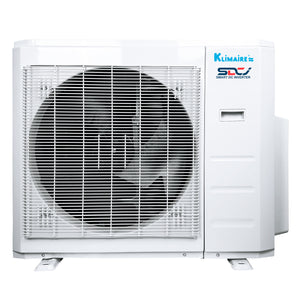 2-Zone Klimaire 23.5 SEER2 Multi Split Wall Mount Ceiling Cassette Air Conditioner Heat Pump System 12+18 9