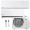 Klimaire 26,000 BTU 2-Zone Regular Heat Wall Mounted Mini Split Heat Pump | 23 SEER2 | 6k + 24k | R454B | KMIR