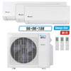 Klimaire 26,000 BTU 3-Zone Wall Mounted Mini Split Heat Pump | 23 SEER2 | 9k + 9k + 18k | R454B