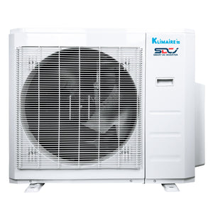 3-Zone Klimaire 20 SEER2 Multi Split Ducted Recessed Air Conditoner Heat Pump System 12+12+24 10