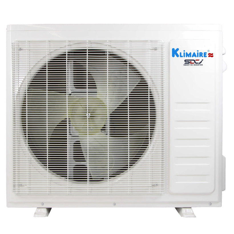 Klimaire 24,000 Btu 17 SEER2 Wall Mounted Single Zone Ductless Mini-Split Heat Pump Air conditioner with 16 Ft. Kit | 230V | R32