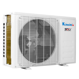 Klimaire DIY 12,000 BTU 20 SEER2 Ductless Mini Split Heat Pump Air Conditioner with 25 ft Pre-charged Installation Kit & Wi-Fi - 230V KOIQ12H2-4 + KIWQ12H2-4T + IKT1438Q25 13