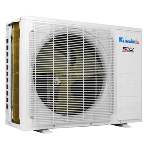 Klimaire DIY 18,000 BTU 19 SEER2 Ductless Mini Split Heat Pump Air Conditioner with 25 ft Pre-charged Installation Kit & Wi-Fi - 230V 15