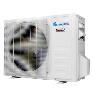 Klimaire DIY 18,000 BTU 19 SEER2 Ductless Mini Split Heat Pump Air Conditioner with 25 ft Pre-charged Installation Kit & Wi-Fi - 230V 16