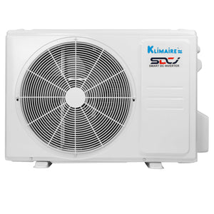 12,000 Btu 22.7 SEER2 Klimaire Ceiling Cassette  Ductless Mini-split Inverter Air Conditioner Heat Pump System 220V 7