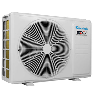 12,000 Btu 22.7 SEER2 Klimaire Ceiling Cassette  Ductless Mini-split Inverter Air Conditioner Heat Pump System 220V 8