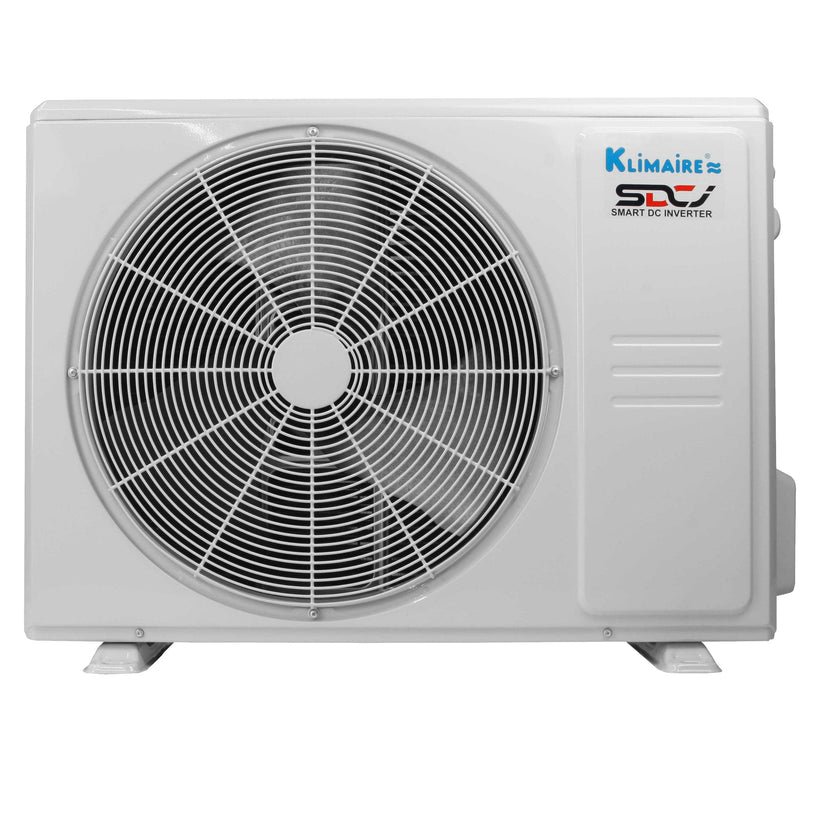 18,000 Btu 20 SEER2 Klimaire Ducted Recessed Mini-split Inverter Air Conditioner Heat Pump System 220V