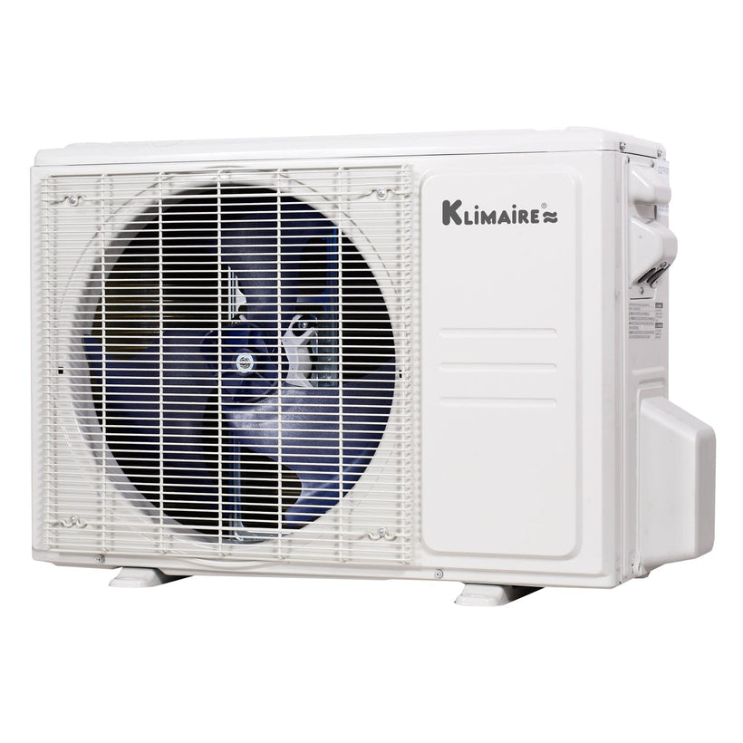 12,000 Btu 21 SEER2 Klimaire Wall-mounted Ductless Mini-split Inverter Air Conditioner Heat Pump System 115V
