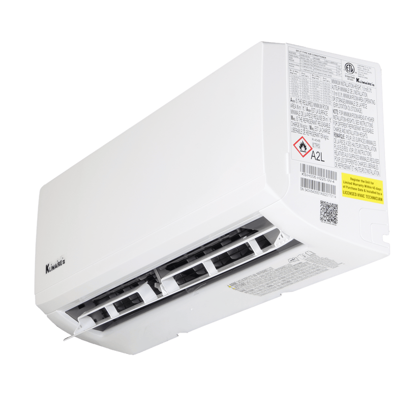 Klimaire 36,000 BTU 5-Zone Hyper Heat Wall Mounted Mini Split Heat Pump | 21.3 SEER2 | 6k + 6k + 6k + 6k  +9k  | R454B | KMHR