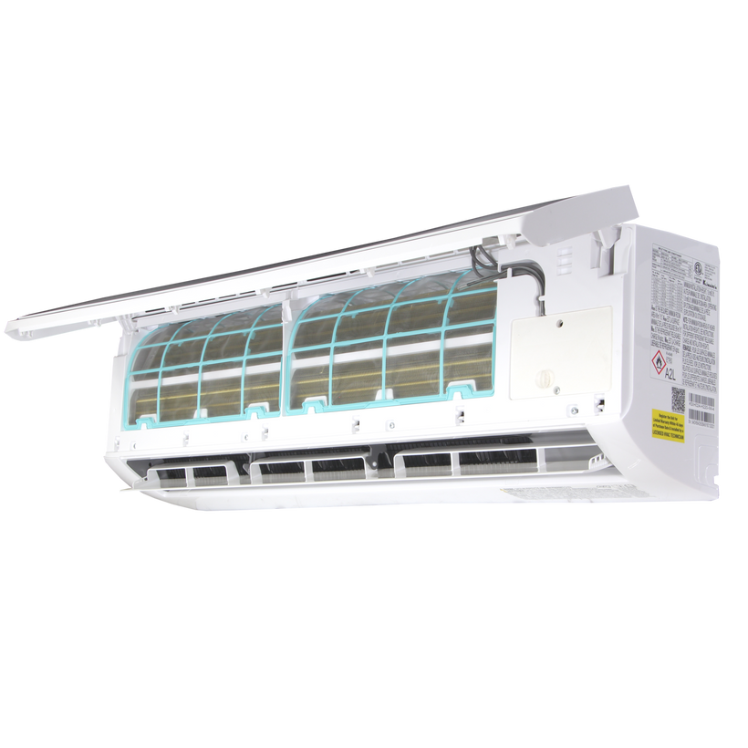 Klimaire 45,000 BTU 2-Zone Regular Heat Wall Mounted Mini Split Heat Pump | 21.3 SEER2 | 24k + 24k | R454B | KMIR