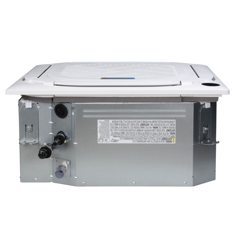 Klimaire 27,000 BTU 3-Zone Regular Heat Ceiling Cassette Mini Split Heat Pump | 23 SEER2 | 9k + 9k + 9k | R454B | KMIR