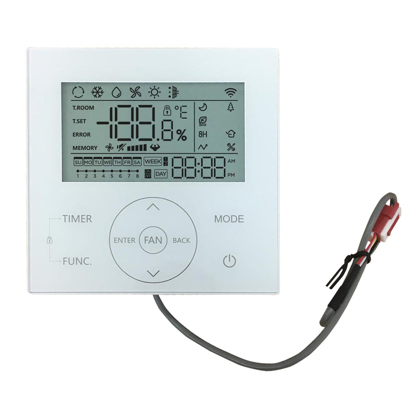 Wall mount thermostat with wire & RS485 cable 30m / 98ft