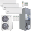 Klimaire 46,000 BTU 4-Zone Regular Heat Wall Mount - Air Handler Mini Split Heat Pump | 20.8 SEER2 | 6k + 12k + 12k + 24k | R454B | KMIR