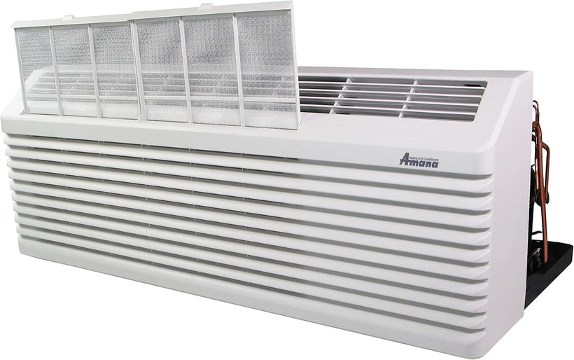 AMANA PTAC 16,400 BTU Air Conditioner PTC173K35AXXX with 3.5 kW Heater 20 Amp Plug Refurbished