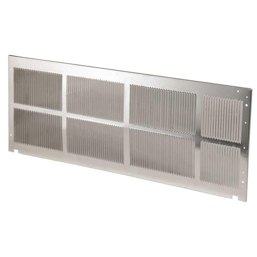 Amana Standard Exterior Stamped Aluminum Grille: Natural Aluminum Color