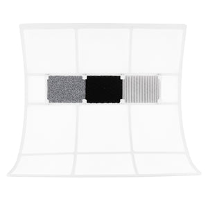 Photocatalyst-Activated Carbon-Static Free & Tea Polyphenols-Anion-Vitamin C 3-in-1 Ductless Mini Split Air Filters Kit 6