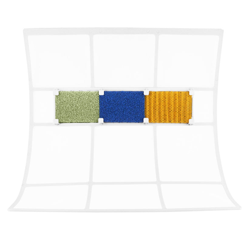 Tea Polyphenols - Anion - Vitamin C 3-in-1 Ductless Mini-split Air Filter | Qty 2