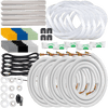 Klimaire DIY 42,000 BTU 5-Zone Regular Heat Wall Mounted Mini Split Heat Pump | 22 SEER2 | 9k + 9k + 9k + 9k + 9k | R454B | KMIP