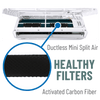 Activated Carbon Fiber Ductless Mini-split Air Filter | Qty 2