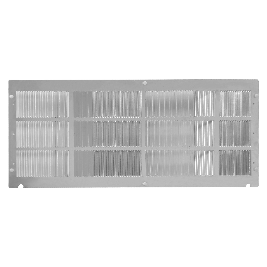 Anodized Stamped Aluminum Grille White for Foldable Wall Sleeve 42