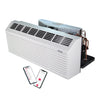AMANA PTAC 7,000 BTU Air Conditioner PTC073J35AXXX with 3.5 kW Heater 20 Amp plug R32
