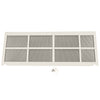 Amana Standard Stamped Aluminum Grille - Stonewood Color 1