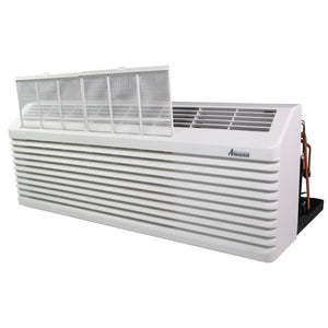 AMANA PTAC 14,800 BTU Air Conditioner PTC153J50AXXX with 5 kW Heater 30 Amp plug R32 7