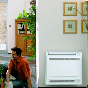 Daikin 3-Zone Floor Standing Hyper Heat Ductless Mini-Split 36000 BTU Heat Pump Air Conditioner 15k + 15k + 18k - 20 SEER2 8