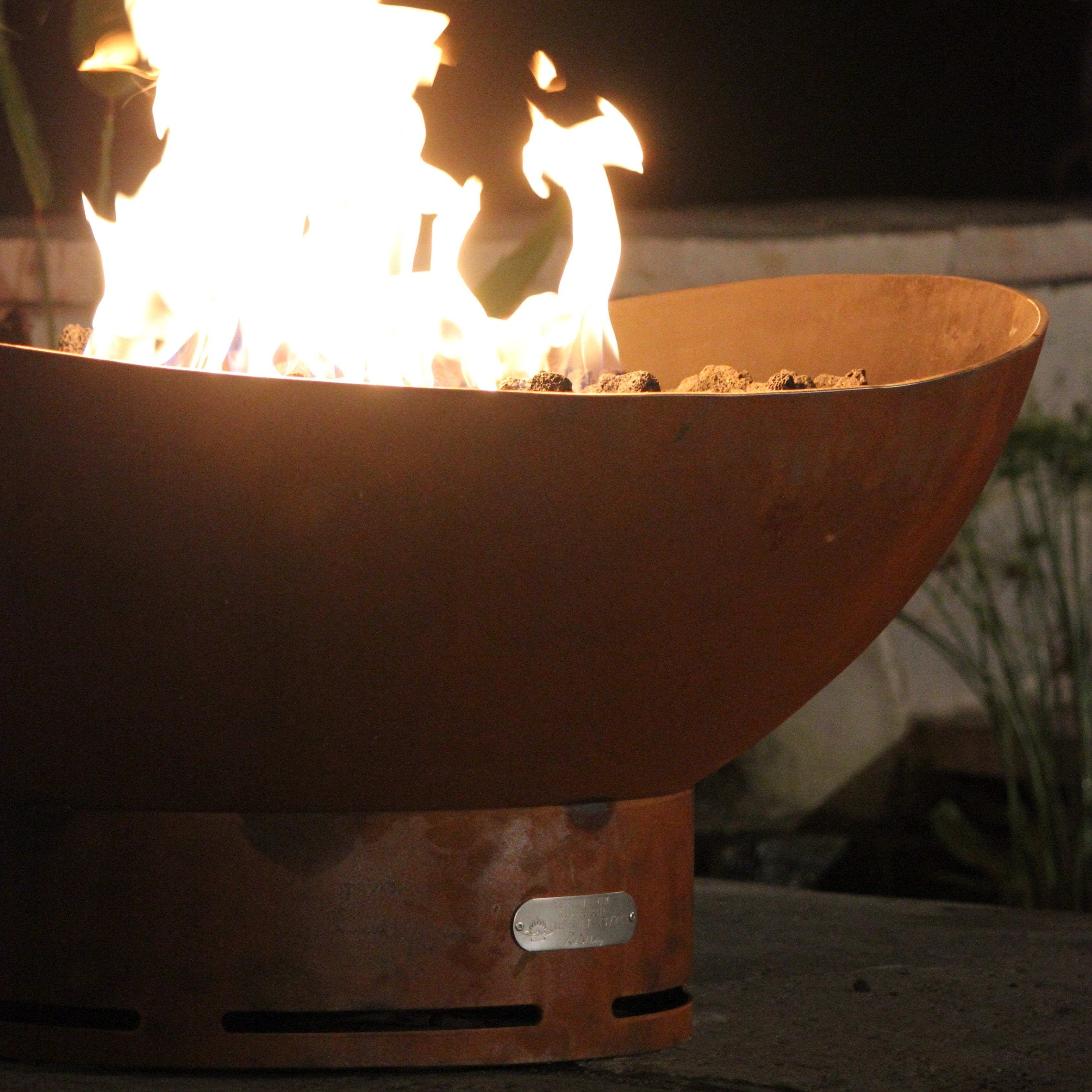 Fire Pit Art Scallop Fire Pit