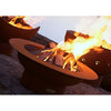 Fire Pit Art Saturn Gas Fire with Penta 18 In Burner Electronic AWEIS 5