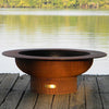 Fire Pit Art Saturn W/Lid Gas Fire with Penta 18 In Burner Electronic AWEIS 3