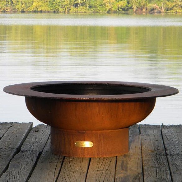 Fire Pit Art Saturn Gas Fire Pit Burner with Penta 18 In Burner Electronic AWEIS - Natural Gas